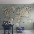 tapeta do pokoju dziecka mural mapa