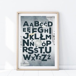 YOKO DESIGN - PLAKAT ALFABET KOSMOS P320