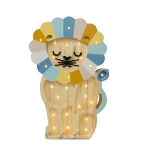 LITTLE LIGHTS - LAMPKA LEW DENIM RAINBOW  