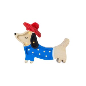 LITTLE LIGHTS - LAMPKA PIESEK MINI FRENCH STYLE