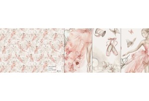 MALUMI BALLERINAS - PRÓBKA TAPETY
