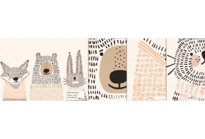 MALUMI BEST BUDDIES WARM - PRÓBKA TAPETY 