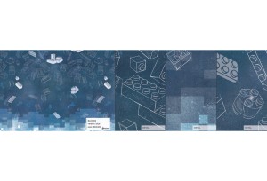 MALUMI BLUE BLOCKS - PRÓBKA TAPETY 