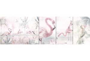 MALUMI FLAMINGO BAY SOFT - PRÓBKA TAPETY