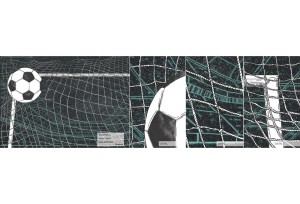 MALUMI FOOTBALL DARK - PRÓBKA TAPETY  