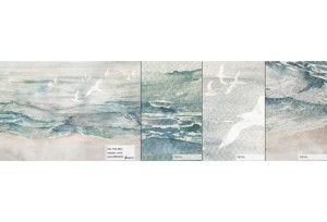 MALUMI ON THE SEA MINT - PRÓBKA TAPETY