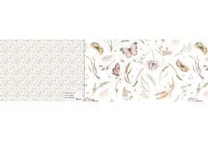 MALUMI ŁĄKA MOTYLI - PRÓBKA TAPETY 