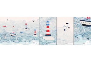 MALUMI AHOY - PRÓBKA TAPETY 