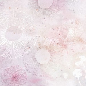 MALUMI - TAPETA DLA DZIEWCZYNKI DMUCHAWCE DANDELIONS ROSE