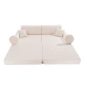 Biała sofa dziecięca Meow Baby do pokoju dziecięcego