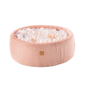 MEOW BABY - SUCHY BASEN Z PIŁECZKAMI OKRĄGŁY AESTHETIC SZTRUKS RÓŻOWY