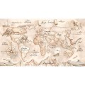 TAPETA MAPA ŚWIATA RETRO