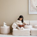 modułowa kanapa dla dziecka cream white
