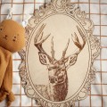 vintage obrazek do pokoju dziecka jeleń