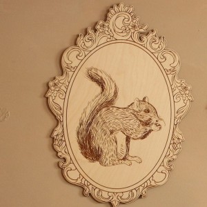 CUT IT NOW - RETRO OBRAZEK WIEWIÓRKA