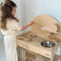 drewniana kuchnia dla dziecka