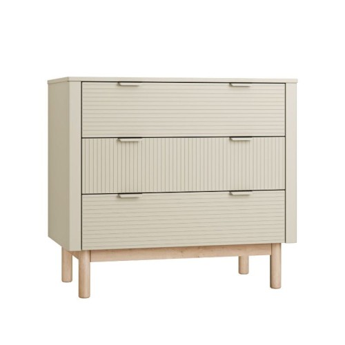 komoda 3-szuflady miloo szampański