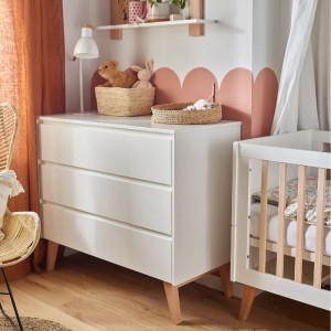 PINIO - SWING KOMODA 3 SZUFLADY BIAŁA