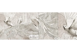 MALUMI PANAMA WARM GREY - PRÓBKA TAPETY 