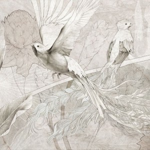 MALUMI - TAPETA PANAMA WARM GREY