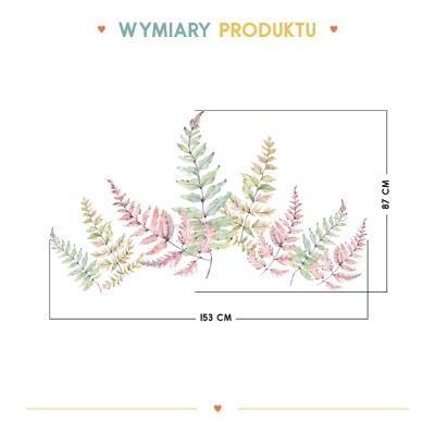 naklejki-na-ścianę-paprocie