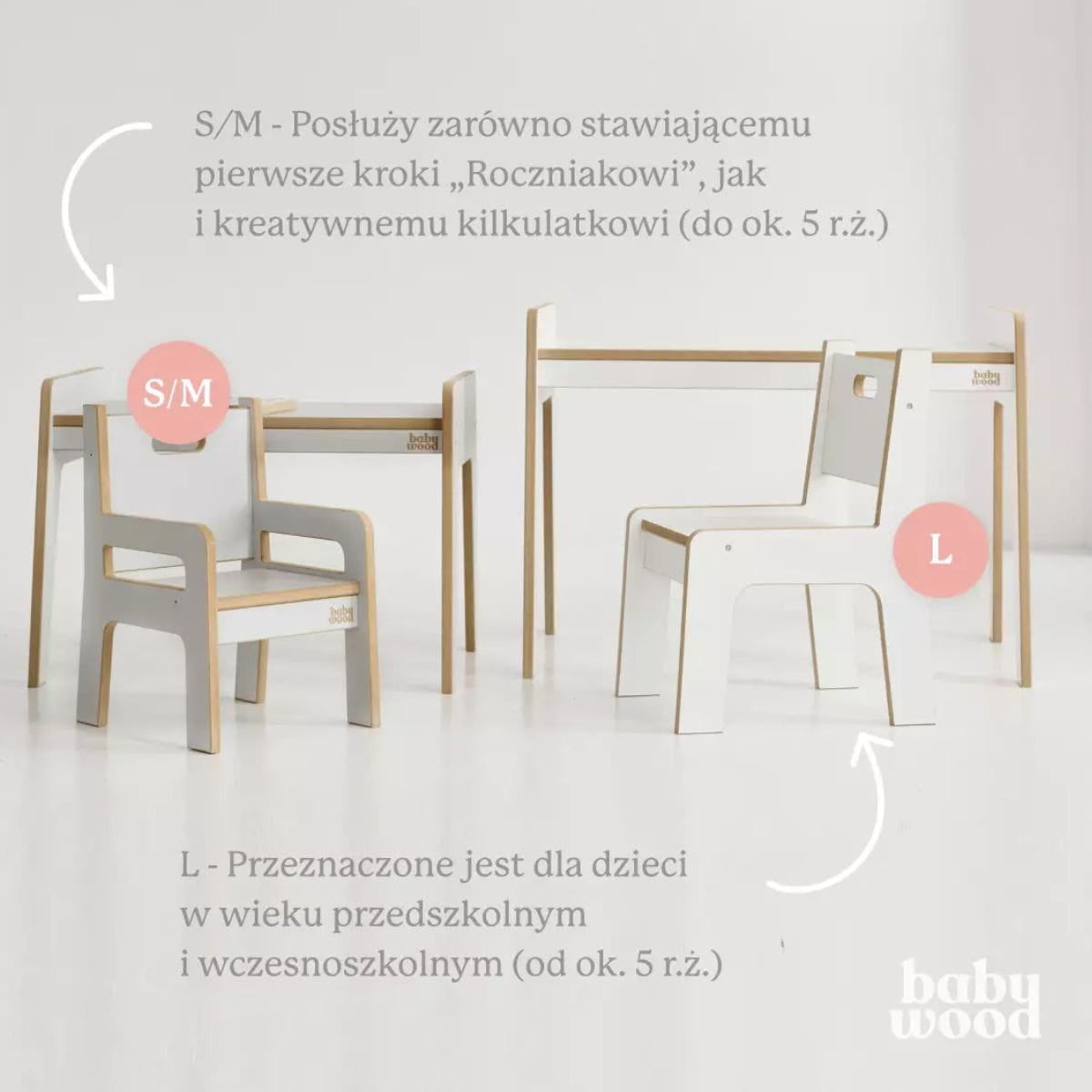 stolik i krzesełko Babywood