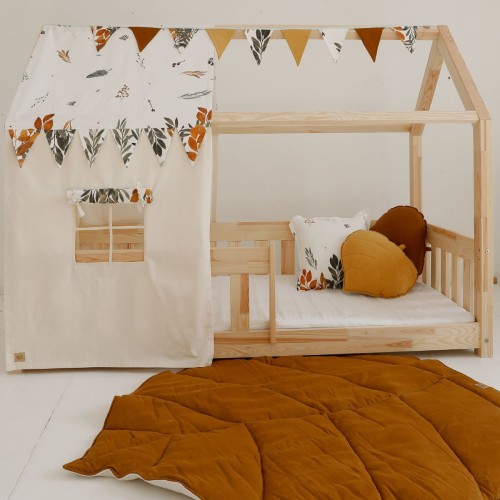 baldachim na łóżko domek