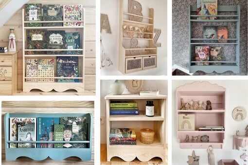 stylowe półki i szafki do pokoju dziecka bambooko