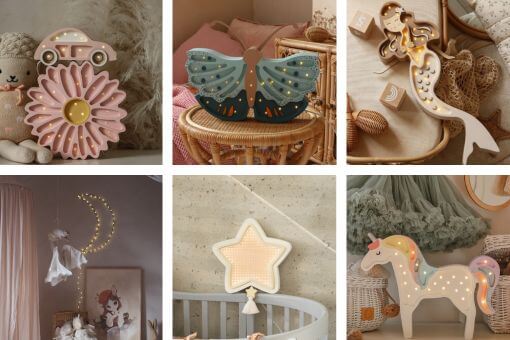 lampki nocne pokój 3 letniej dziewczynki