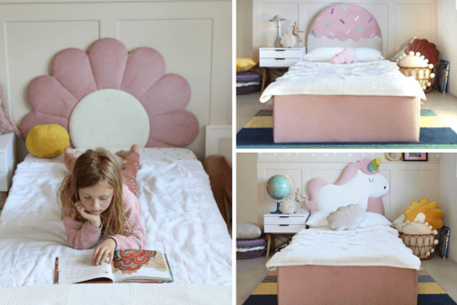 łóżka tapicerowane dla dziewczynek