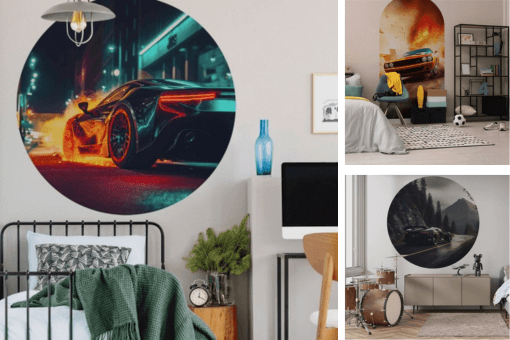 naklejki na ścianę samochody