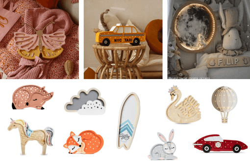 oświetlenie dla dzieci lampki nocne