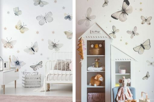 naklejki na ścianę motylki