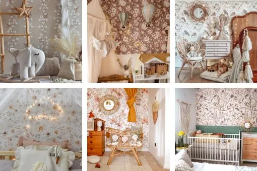 tapety vintage dla dzieci