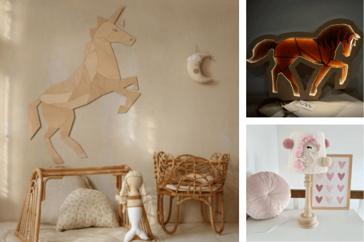 dodatki do pokoju dziecka konie