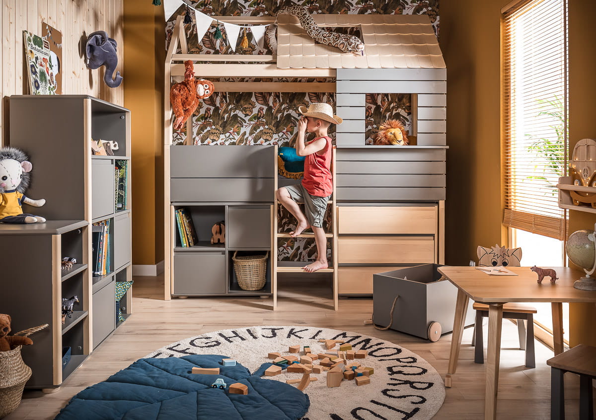 łóżko na antresoli Funflex