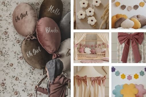 girlany balony do pokoju dziewcyznki