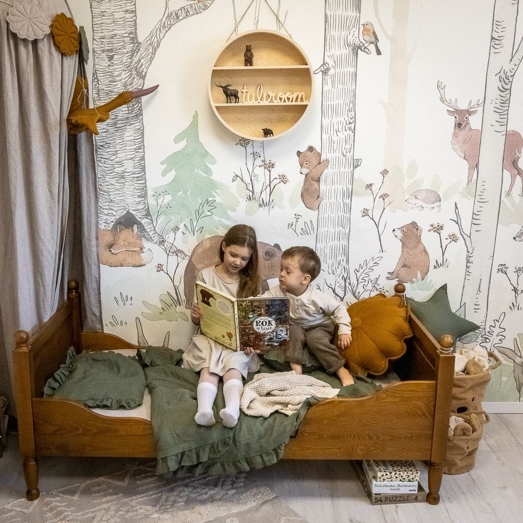 łóżka dzieciece drewniane dla przedszkolaków
