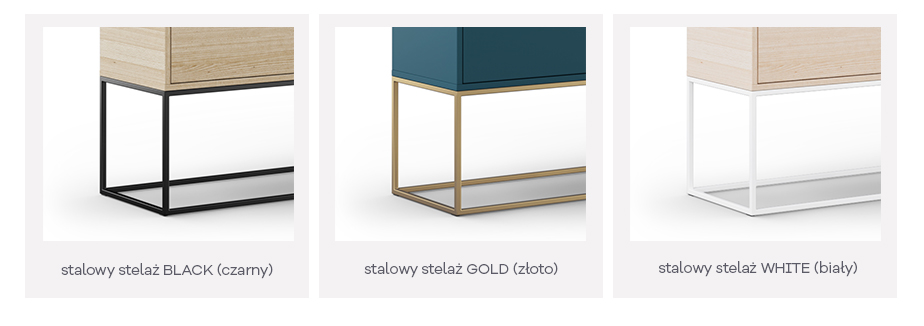 stelaże stalowe meble Minko