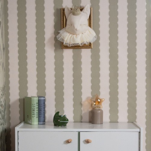 tapety w paski do pokoju niemowlaka