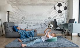 POKÓJ DLA CHŁOPCA Z MOTYWEM PIŁKI NOŻNEJ